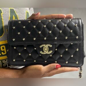 Black Chanel purse